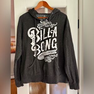 BOGO Billabong Dark Grey Men’s Logo Sweatshirt, Size Large